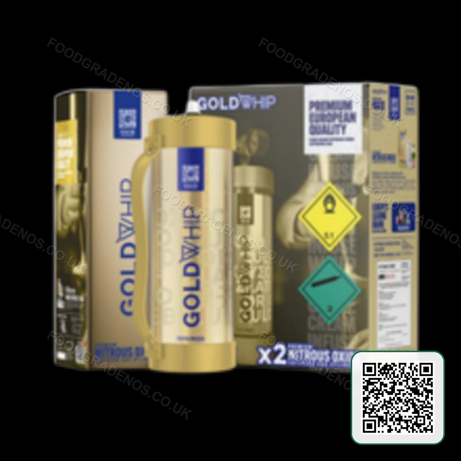 GoldWhip Maxxii 2000g Flavoured Cream Charger Tank (2kg) - Image 2
