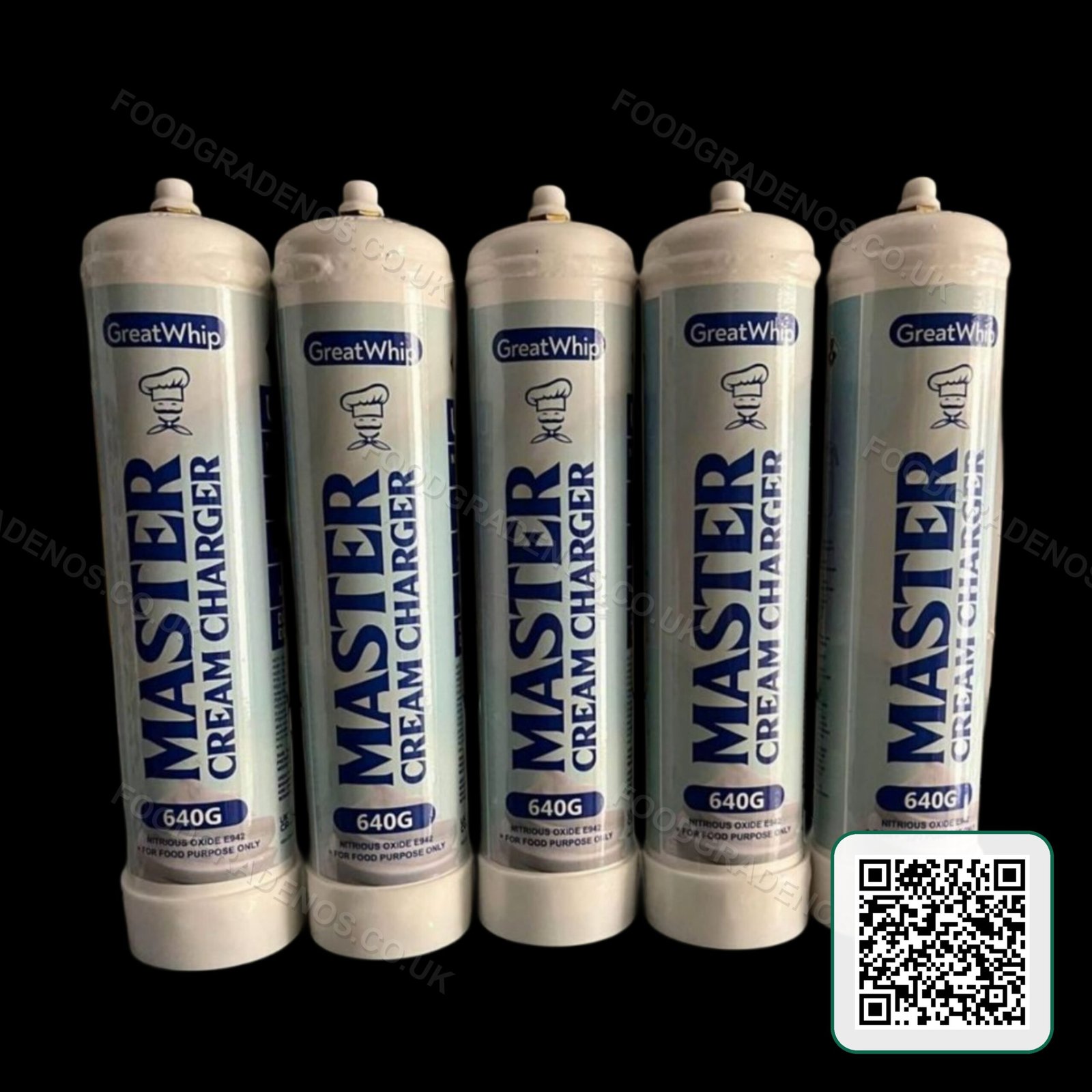 GreatWhip 640g Master Cream Charger Cylinder - Image 2