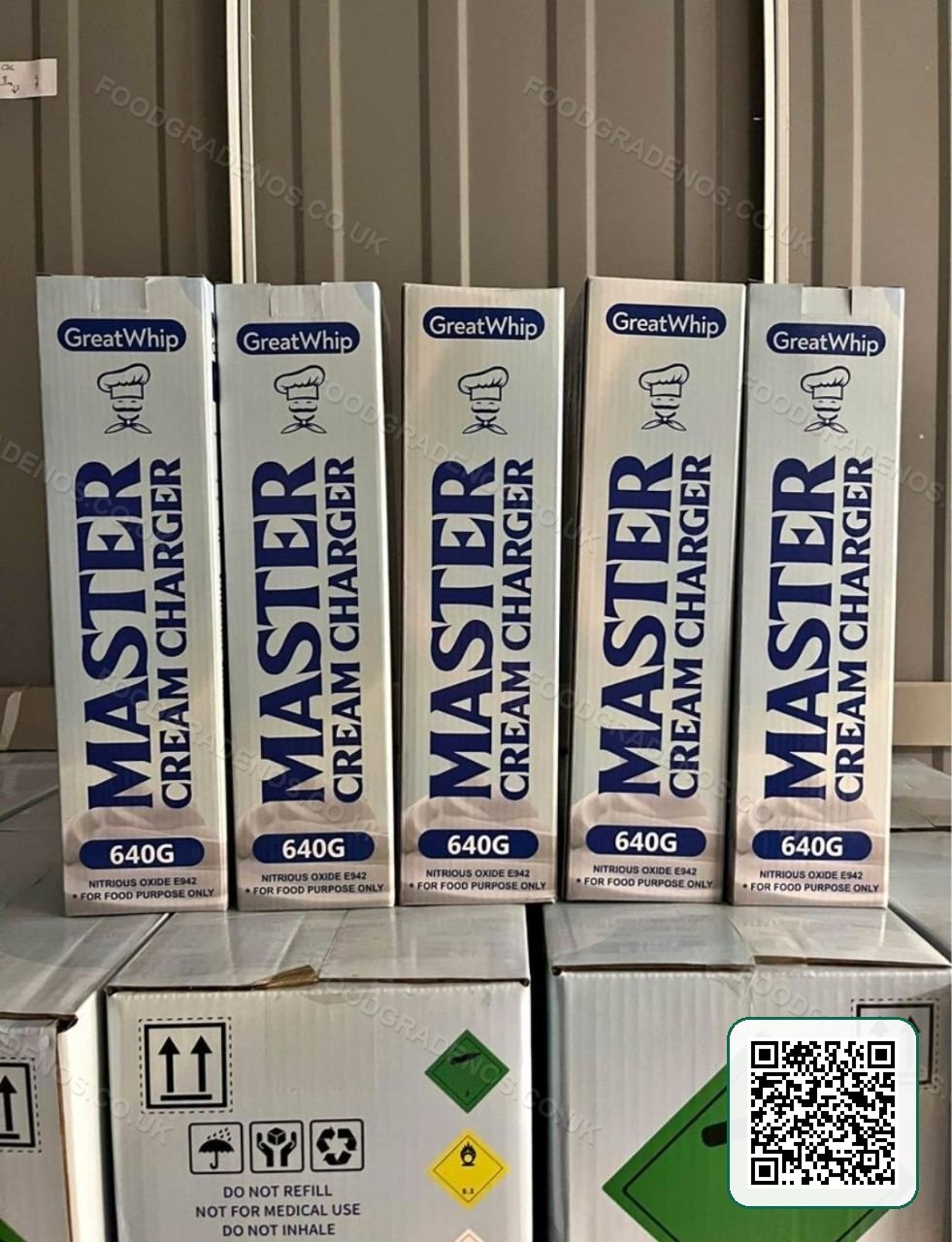 GreatWhip 640g Master Cream Charger Cylinder - Image 4