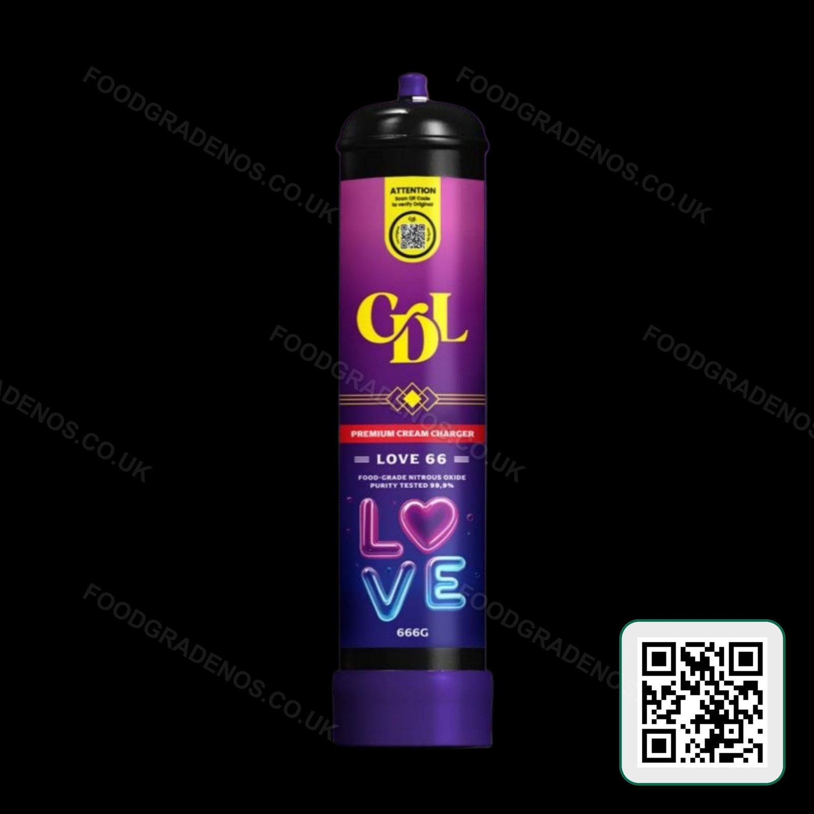 Cream Deluxe Sixth Wave 666g Food-Grade Cylinder - Image 4