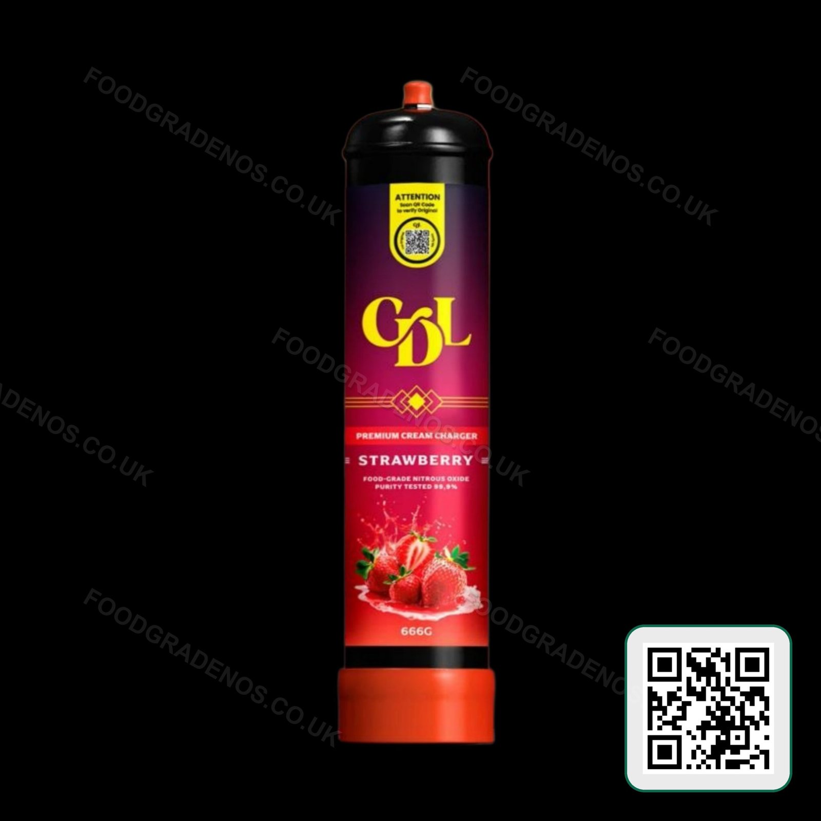 Cream Deluxe Sixth Wave 666g Food-Grade Cylinder - Image 2