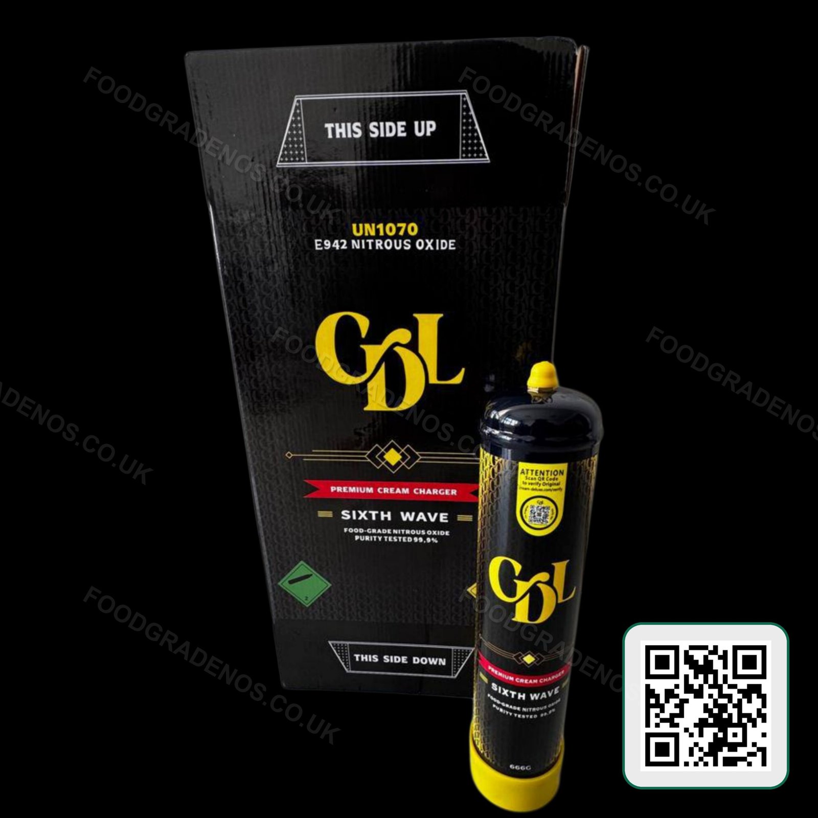 Cream Deluxe Sixth Wave 666g Food-Grade Cylinder - Image 10